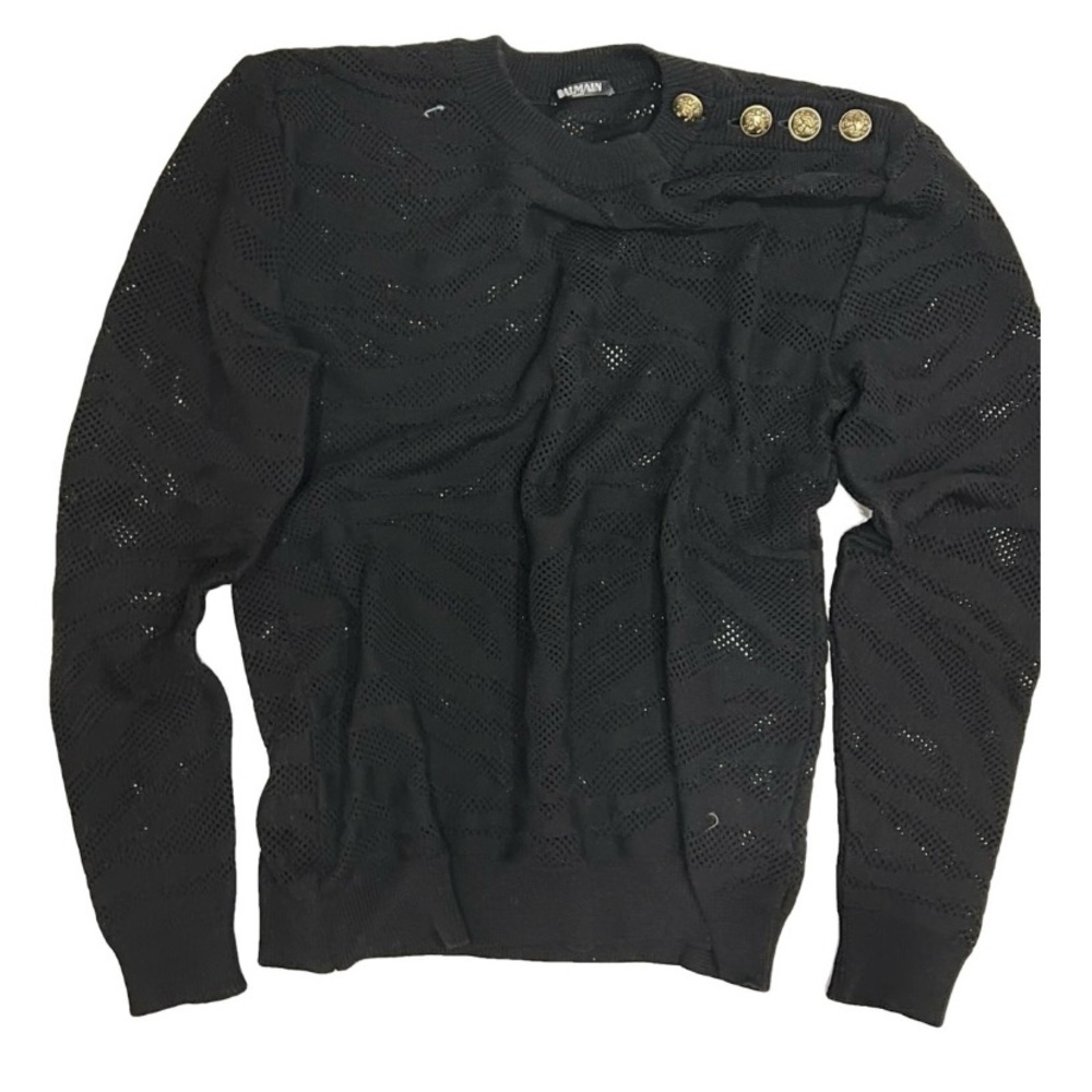 Balmain Unisex Zebra Sweater/NWT